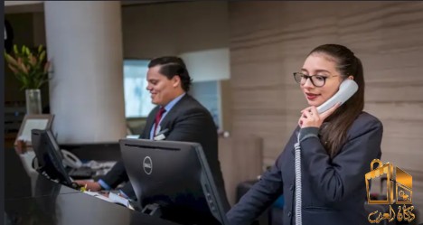 موظف استقبال وسكرتارية